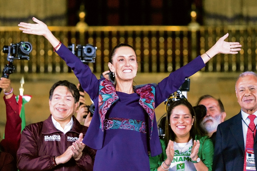 ਮੈਕਸਿਕੋ &rsquo;ਚ ਸ਼ੀਨਬਾਮ ਬਣੇਗੀ ਪਹਿਲੀ ਮਹਿਲਾ ਰਾਸ਼ਟਰਪਤੀ