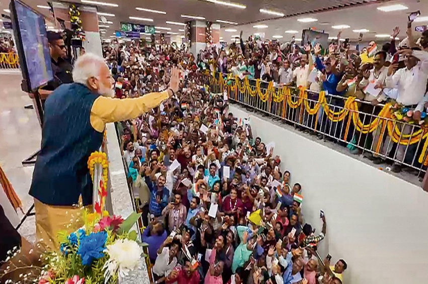 ਟੀਐੱਮਸੀ ਨੂੰ ਹਾਸ਼ੀਏ &rsquo;ਤੇ ਧੱਕੇਗਾ ਸੰਦੇਸ਼ਖਲੀ ਦਾ ਤੂਫਾਨ: ਮੋਦੀ