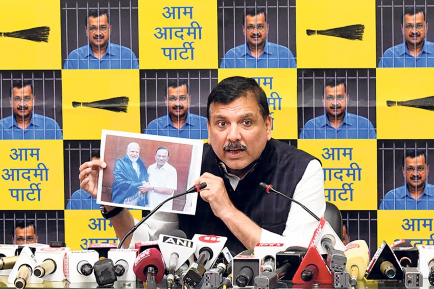 ਸ਼ਰਾਬ ਘੁਟਾਲੇ ਲਈ ਭਾਜਪਾ ਜ਼ਿੰਮੇਵਾਰ: ਸੰਜੈ ਸਿੰਘ