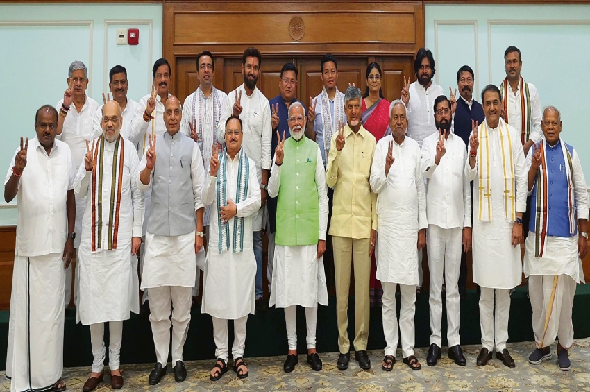 ਮੋਦੀ ਦੇ ਤੀਜੀ ਵਾਰ ਪ੍ਰਧਾਨ ਮੰਤਰੀ ਬਣਨ ਦਾ ਰਾਹ ਪੱਧਰਾ