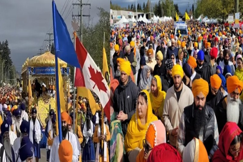 ਸਰੀ ਦੇ ਵਿਸਾਖੀ ਨਗਰ ਕੀਰਤਨ ’ਚ ਆਇਆ ਸੰਗਤਾਂ ਦਾ ਸੈਲਾਬ