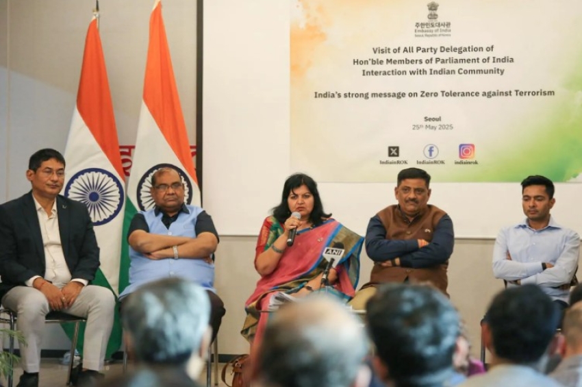 ਸਰਬ-ਪਾਰਟੀ ਵਫ਼ਦ ਵੱਲੋਂ ਸਿਓਲ &rsquo;ਚ ਭਾਰਤੀ ਸਫ਼ਾਰਤਖਾਨੇ ਦਾ ਦੌਰਾ