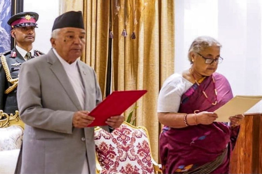 ਸਾਬਕਾ ਚੀਫ ਜਸਟਿਸ ਸੁਸ਼ੀਲਾ ਕਰਕੀ ਨੇ ਨੇਪਾਲ ਦੀ ਪਹਿਲੀ ਮਹਿਲਾ ਪ੍ਰਧਾਨ ਮੰਤਰੀ ਵਜੋਂ ਹਲਫ਼ ਲਿਆ